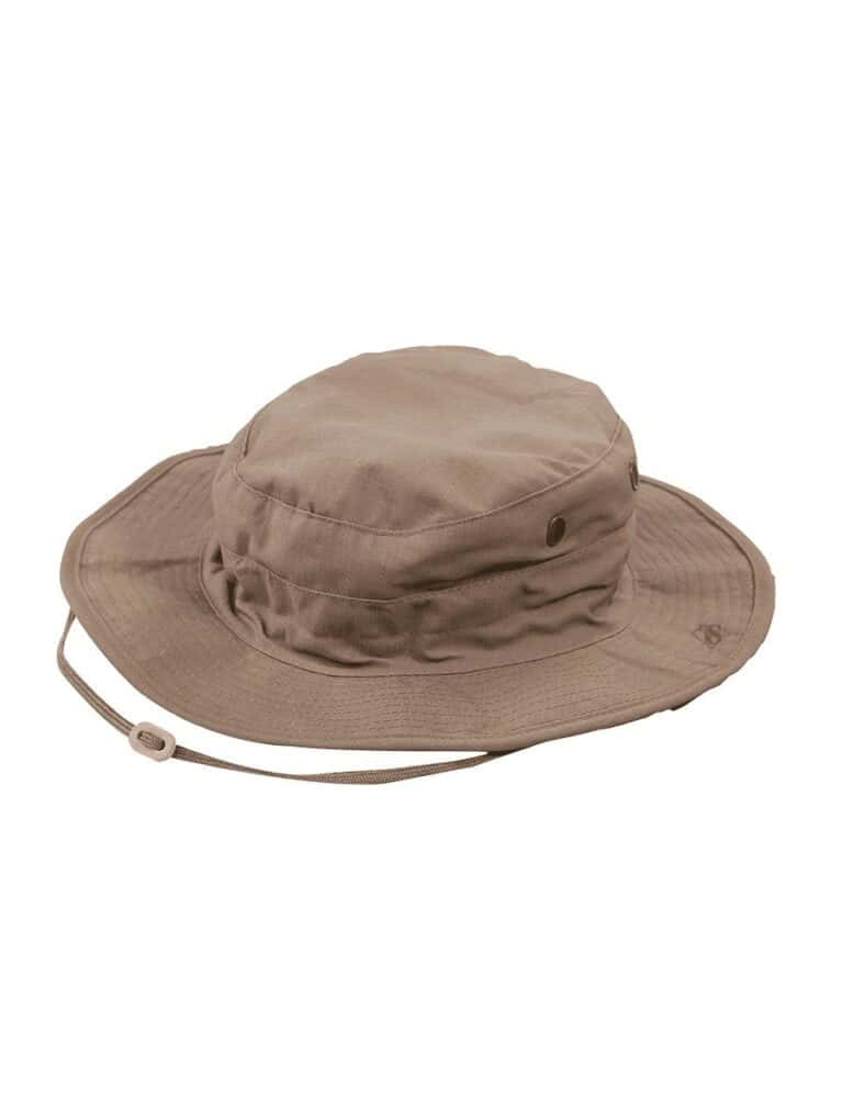 TRU-SPEC Gen-II Adjustable Boonie – Coyote, 65/35 Polyester Cotton Rip-Stop -